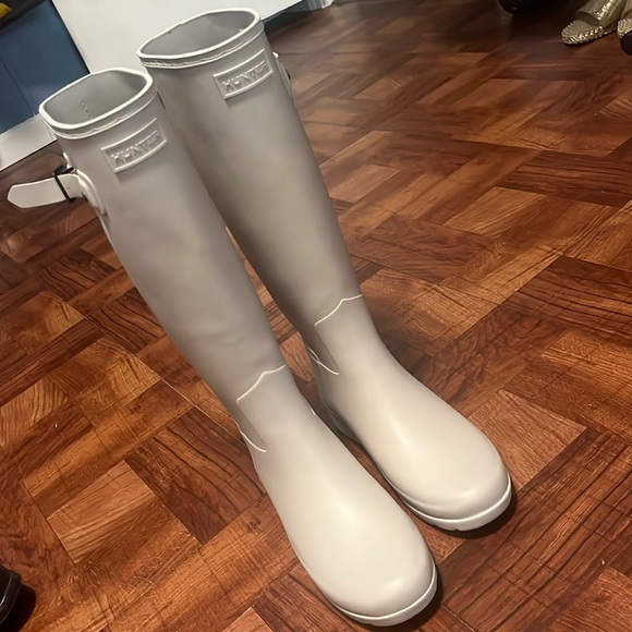 Hunter Shoes - Hunter original  light grey rain boots